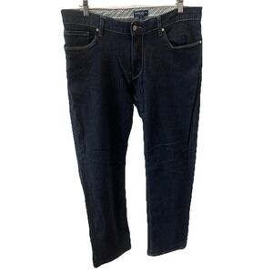 Peter Millar Collection Jeans Mens 34 Straight Leg Mid Rise 5 Pocket Dark Wash